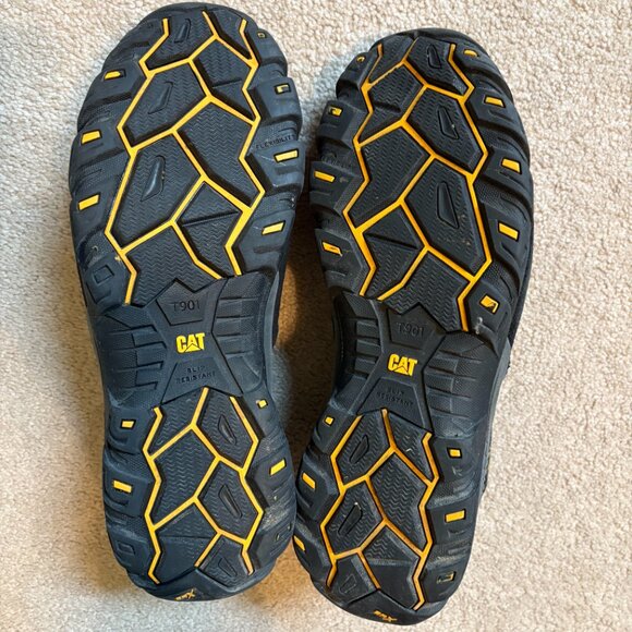 Caterpillar Argon Composite Toe Work Shoes Men's Size 12 Black gray P89955 - Picture 8 of 10